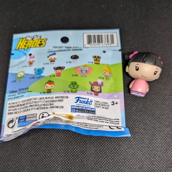 NWT Funko Pint Size Heroes Disney Monster's Inc Boo - Picture 2 of 6
